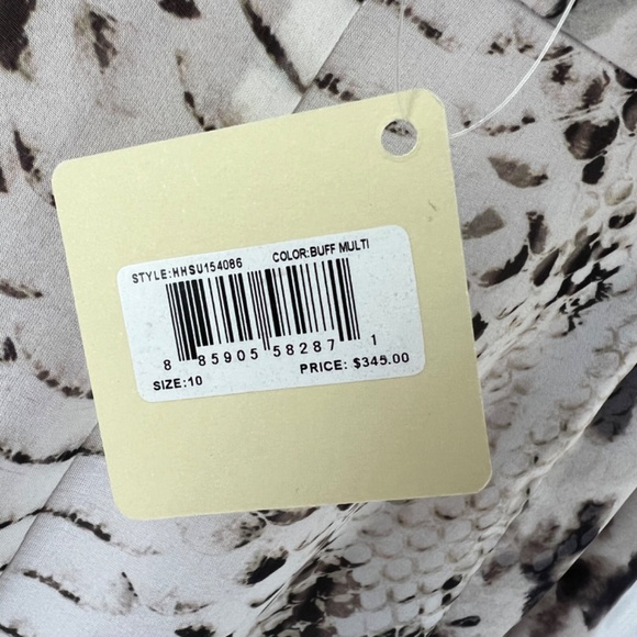 Haute Hippie Silk Chiffon Pants | Animal Print | Wide Leg | NWT | Size 10 - Picture 7 of 8